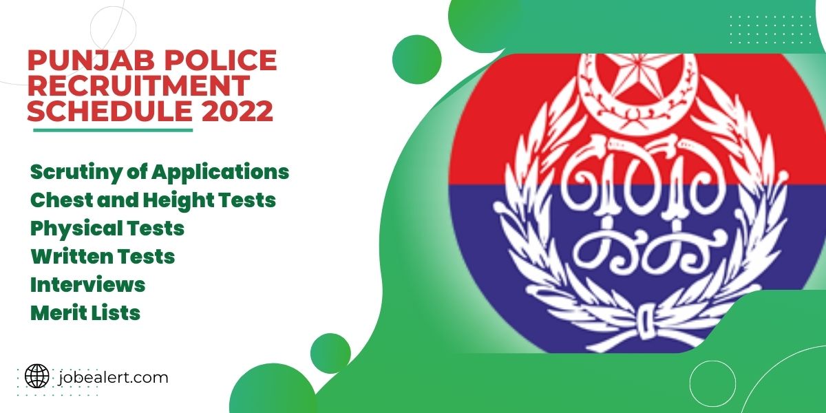 Punjab Police Recruitment Schedule 2022