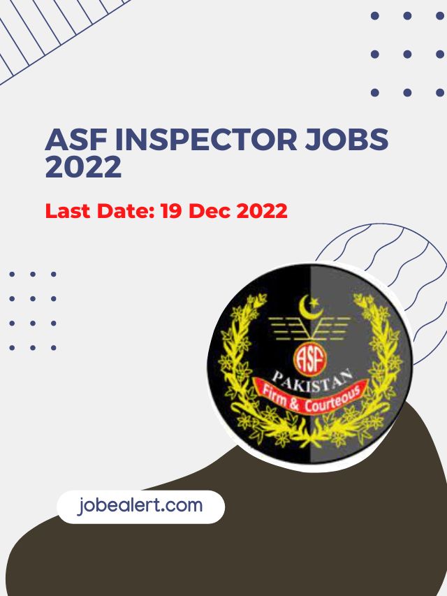 ASF Inspector Jobs 2022